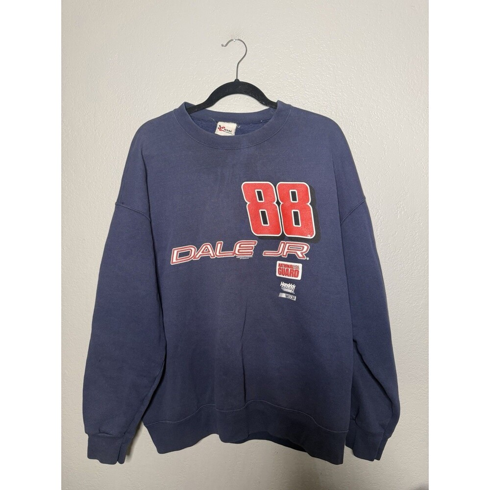 Dale Earnhardt Jr Sweatshirt Mens XL NASCAR Auto Racing Crewneck Vintage Y2K